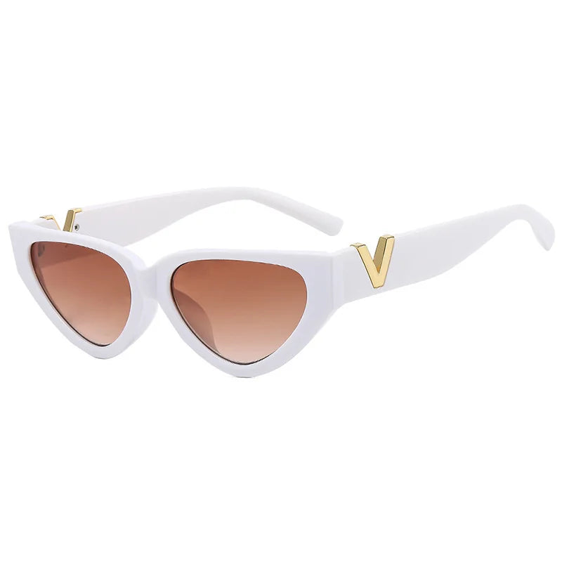 Elegant Women's Cat Eye Sunglasses - UV400 Protection