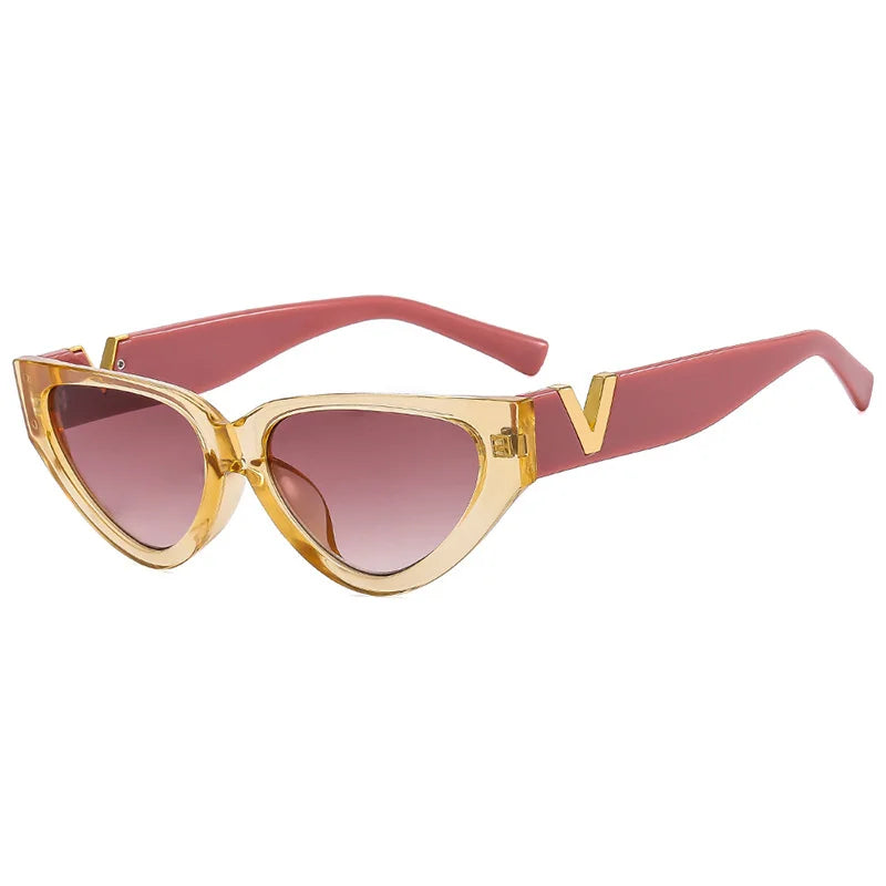 Elegant Women's Cat Eye Sunglasses - UV400 Protection