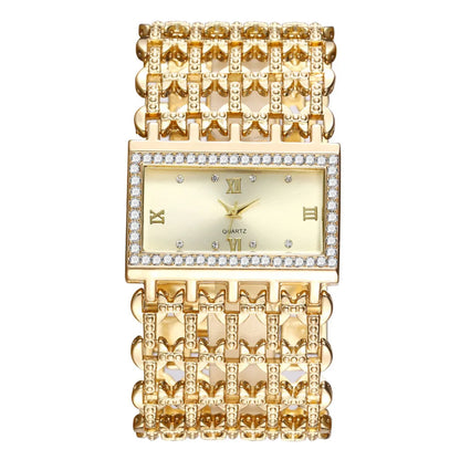 Minimalist Gold Quartz Bracelet Watch